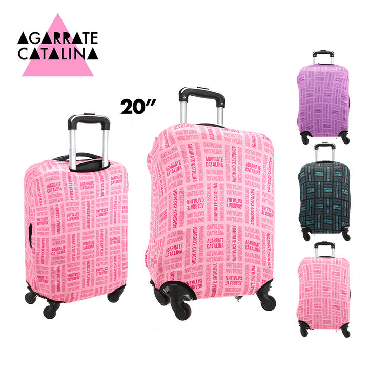 FUNDA P/ VALIJA 20" ESTAMPADA POLIESTER + SPANDEX AC